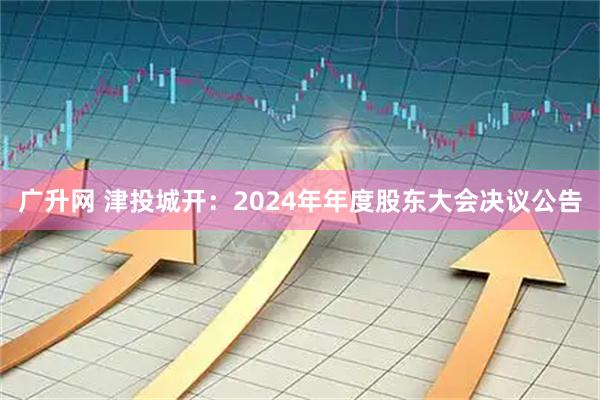 广升网 津投城开：2024年年度股东大会决议公告