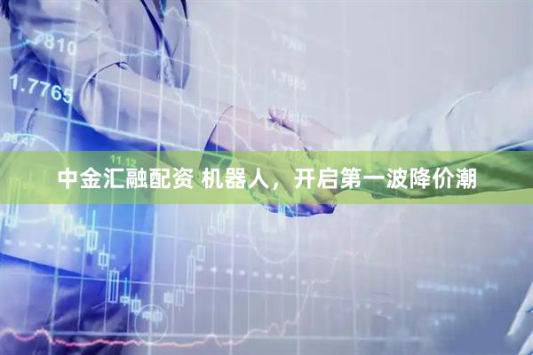 中金汇融配资 机器人，开启第一波降价潮