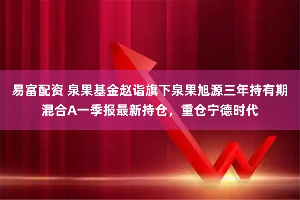 易富配资 泉果基金赵诣旗下泉果旭源三年持有期混合A一季报最新持仓，重仓宁德时代